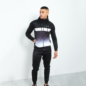 Survêtements décontractés pour hommes, survêtements de haute qualité pour hommes, survêtements de course, tenues d'entraînement pour équipes, 100% coton - Product Image 1