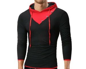 Sweat-shirt à capuche ample pour homme en molleton de coton premium à manches longues – Vêtement décontracté d'hiver – Fournisseur OEM/ODM en gros - Product Image 2