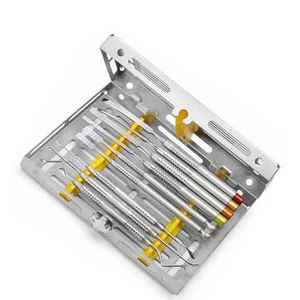 10 Pcs Electricity Powered Dental Implant Surgery <b>Instrument</b> Sinus Dental Student Kit Stainless Steel Ergonomic By Grip Surgical - Product Image 5