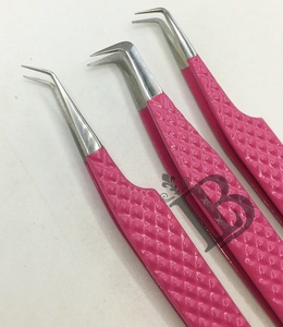 Pinzas para extensión de pestañas de 90 grados y 45 grados Mega Volume, juego de pinzas para pestañas probadas a mano con MOQ bajo, la mejor oferta de precio, sostenible - Product Image 3