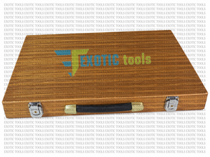 Juego completo de instrumentos quirúrgicos para laringoscopia ORL, herramientas manuales para examen de garganta en estuche de madera, ideal para centros de otorrinolaringología. - Product Image 6