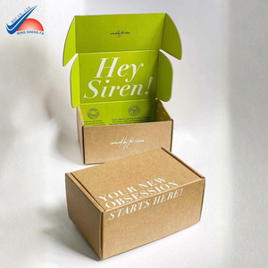 Boîte d'expédition en carton ondulé recyclable et durable pour les vêtements avec finition mate ou brillante en option - Product Image 2