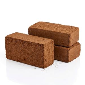 Cocopeat Briquette Supplier for USA - 650g Custom Packing Coco Peat Us Distributors India - Product Image 1