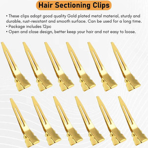 Wholesale QORVEX INSTRUMENTS Gold Stainless Steel Hair Extension Pliers Tools Kit Set Clips <b>Needle</b> Scissor 2 Hole Tool - Product Image 3