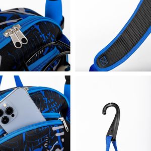 Roziv Sports High Quality Custom Logo Polyester Baseball <b>Backpack</b> Unisex Softback Large Storage Zipper Hasp Closure Sports - Product Image 4
