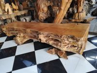 Banco de madera de teca natural de Indonesia
