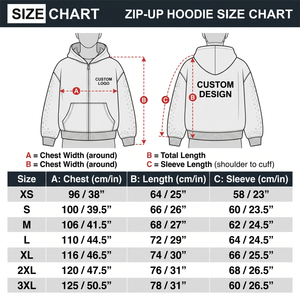 Vintage Wash Rhinestone Zip Hoodie 100% French Cotton Heavyweight Distressed Oversized Anti-Pilling Autumn/Winter Men's - Product Image 6