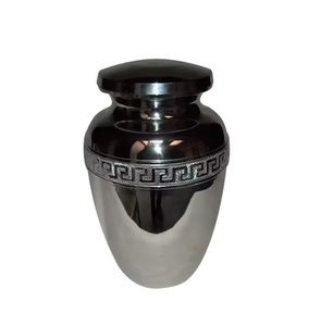 Urna Funeraria de Aluminio Negro de Buena Calidad para Cenizas Humanas, Urna Conmemorativa para Decoración del Hogar, Urna de Cremación para Adultos - Product Image 5
