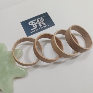 Custom <b>Engraving</b> Wooden <b>Bangle</b> Handmade Natural Hardwood Bracelet Fashion Jewelry Gift for Women and Girls - Product Image 4