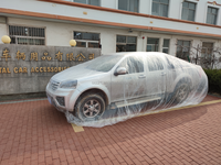 Housses jetables en plastique, pièces, couvre-voiture imperméable