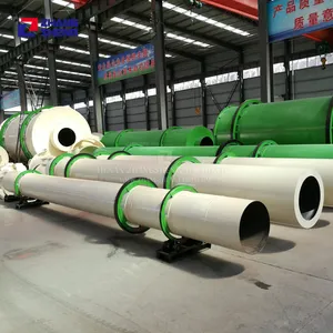 Diskon besar 22kw drum putar guangzhou pengering udara pengering biomassa 30 ton per jam