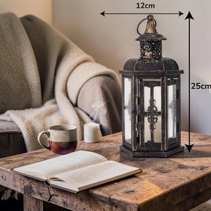 Lanternes artisanales Glow Rituals, style marocain, porte-bougie décoratif, décoration intérieure et extérieure pour la maison - Product Image 2