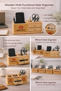 Luxury <b>Solid</b> <b>Wood</b> Personalized <b>Table</b> <b>Top</b> Panel with Printing for Promotional Office Use - Product Image 2
