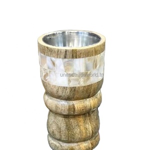 Dernier brûleur d'encens en nacre et bois de manguier Bakhoor Mubkhar par United Trade World - Product Image 1