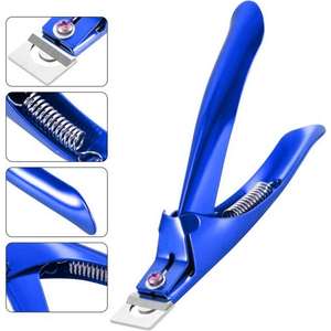 Cortauñas Profesional de Acero Inoxidable con Hoja Curva, Herramienta de Manicura para Arte de Uñas, Recortador de Puntas de Uñas Postizas, Cortador de Bordes Portátil - Product Image 5