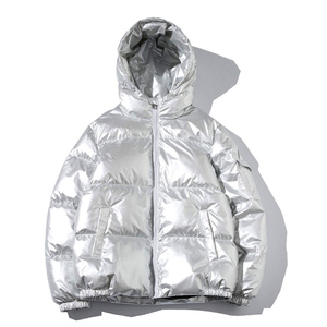 Veste matelassée à capuche pour homme, épaisse, d'hiver, en duvet, fermeture éclair, décontractée, coupe-vent, chaude, vêtements d'extérieur - Product Image 5
