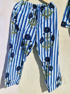 Pyjama en coton double gaze, ensemble de détente en coton biologique, vêtements de nuit doux et respirants - Product Image 3