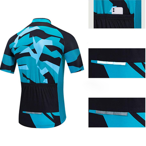 Jersey de Ciclismo Personalizado al por Mayor para Hombre, 100% Poliéster, Corte Láser, Ropa Deportiva Ligera, Alta Calidad, Profesional - Product Image 4