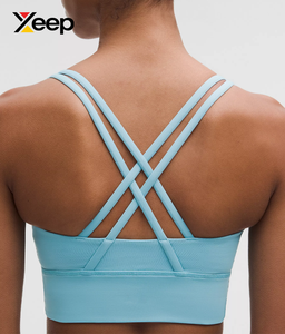 Sujetador Deportivo de Yoga para Mujer XEEP de Alta Calidad XC-SB-210, Diseño Sólido y Simple, Transpirable, con Tirantes Ajustables, Almohadillas Extraíbles, Soporte Alto y Secado Rápido - Product Image 4