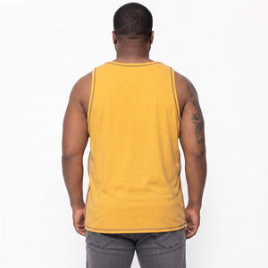 Gym Fitness Sleeveless Shirt Plus Size Men Breathable Cotton Singlet <b>Top</b> Muscle Fit Training Tank <b>Top</b> Men's Embroidered Singlet - Product Image 2