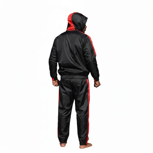 Traje de sauna OEM de poliéster negro a la moda para adelgazar, ropa de ejercicio para uso doméstico, pérdida de peso para niños, venta al por mayor 2026 - Product Image 2