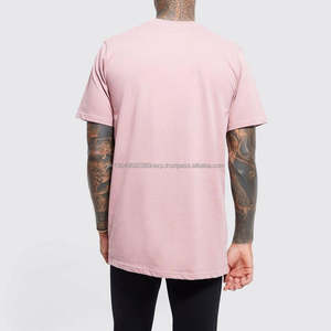Camiseta de cuello redondo acanalado con impresión de logotipo personalizado, corte estándar para hombre, camiseta personalizada para hombre, corte regular, 100% algodón. - Product Image 5