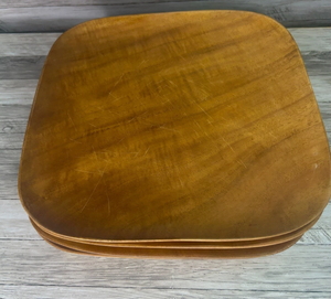 Platos Cuadrados de Madera Ecológicos Más Vendidos, Platos Planos Duraderos para Comida y Fruta en Varios Tamaños, Vajilla Personalizada - Product Image 2