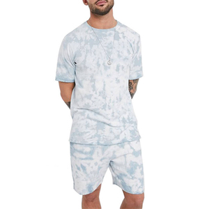 Most Selling Custom Logo Printing <b>Elastic</b> Casual Knitted Polyester/Cotton Summer Shorts Set Quick Dry Breathable Beach Wear - Product Image 2