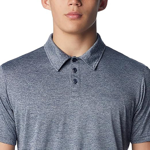 Chemise d'uniforme d'entreprise en tricot poly-spandex pour homme, personnalisée et brodée, de performance supérieure, style polo - Product Image 4