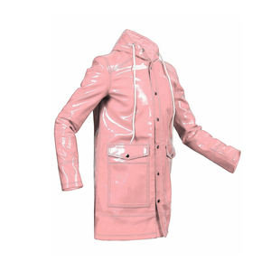 Impermeable Unisex de PVC Resistente, Transpirable y de Secado Rápido, Largo Regular, con Logotipo Frontal Personalizable, Estilo Urbano - Product Image 5