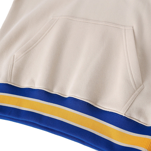 Sweat-shirt en molleton brodé pour femme SGRho, col rond, trois tons contrastés, lettres grecques, vêtements d'hiver haut de gamme pour femmes - Product Image 6