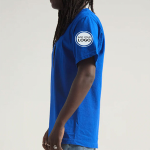 เสื้อยืดคอกลมโอเวอร์ไซส์ผ้าฝ้ายออร์แกนิคพรีเมียม 220 GSM ทรงหลวมสำหรับผู้ชาย ขายส่ง - Product Image 1