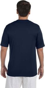 T-shirts de sport pour hommes en coton 100% de haute qualité, 250 g/m², avec logo personnalisé par sublimation et broderie, blancs, en gros - Product Image 2