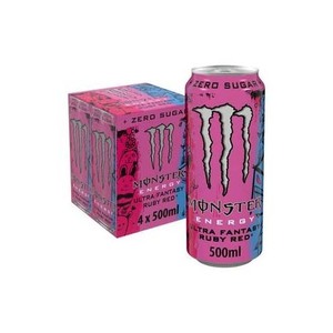 Bebida Energética Premium Sabor Bayas Silvestres Monster Ultra Rosa La Mejor Opción de Refresco - Product Image 3