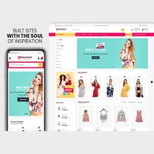 ऑनलाइन कपड़ों के खुदरा विक्रेता के लिए भारतीय वेब डिज़ाइन और विकास कंपनी