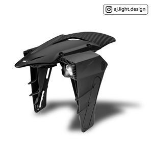 Luz Antiniebla para Guardabarros AJ LIGHT DESIGN, Luz Auxiliar LED de Alta Calidad, Lente Bifocal, 43W/28W, Luz Alta/Baja, Actualización de Foco - Product Image 3