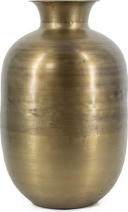 Jarrón Metálico Minimalista de Piedra Arenisca Mate - Jarrón Decorativo Nórdico con Asa Circular para Decoración de Mesa de Salón, Jarrones de Lujo - Product Image 2