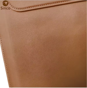 Custom Logo Waterproof Genuine Leather Sling <b>Laptop</b> <b>Sleeve</b> for Unisex Business Office Use Lightweight Eco-Friendly Durable - Product Image 3