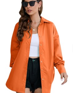 Proveedor de Fábrica: Camisas y Blusas Casuales de Color Sólido para Mujer, Primavera-Verano, con Botones, Bordado y Logotipo Frontal, Tejido de Punto - Product Image 2