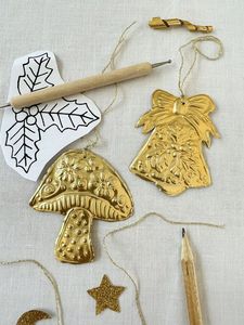 <b>Star</b> Shape Brass Christmas Ornament Handicraft Traditional Style Decor - Product Image 5