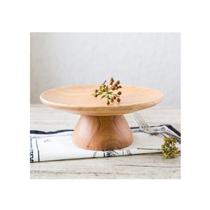 Support en bois naturel pour la décoration de gâteaux, les tables de desserts et les présentoirs de comptoir de cuisine - Product Image 3