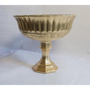 Cuenco de chocolate de lujo para decoración de Ramadán, base de pedestal, cuencos de metal para frutas y dulces, cuenco de diseño moderno para decoración de bodas - Product Image 6