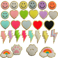 Patch brodé personnalisé en feutre non tissé rose avec lettres de l'alphabet, thermocollant ou à coudre, pour vêtements, chapeaux, sacs, vestes, sacs à dos