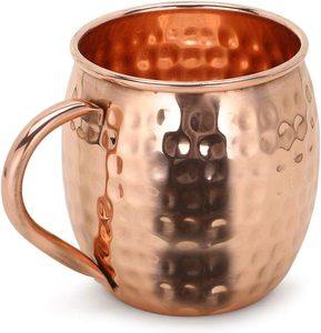 Precios Directos: Taza Moscow Mule de Cobre Puro Martillado de 450ml para Restaurantes, Bares y Fiestas, para Vodka, Vino y Otras Bebidas - Product Image 1