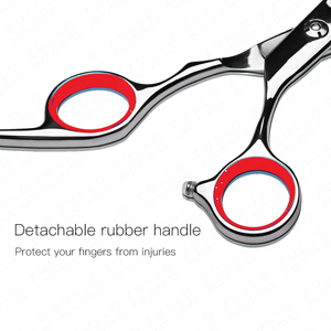 Premium Hairdressing Scissors <b>Set</b> Stainless Steel <b>Barber</b> Shears with Sharp Tip Blades and PU Leather Pouch - Product Image 4