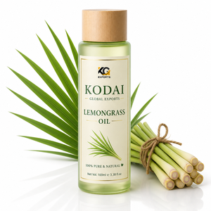 Aceite Esencial de Limoncillo de Tamil Nadu 100% Puro y Natural de Primera Calidad, Destilado al Vapor, para Aromaterapia y Cuidado Facial, Kodai Global Export - Product Image 1