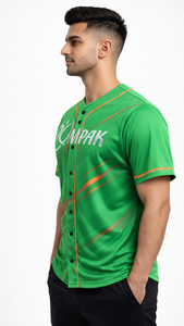 Maillot de baseball professionnel unisexe à manches courtes, grande taille, respirant, en tissu sport sublimé - Product Image 6