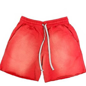 Unisex Summer Active Wear Distressed Acid Washed <b>Denim</b> Shorts with Pockets Quick Dry <b>Jogging</b> Vintage Style for Men and Women - Product Image 1