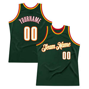 Maillots de basket-ball personnalisés respirants avec nom et logo d'équipe personnalisés, impression par sublimation, maillot de basket-ball pour hommes - Product Image 1