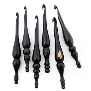 Easy Crocheting Comfort Grip Wooden and Resin Crochet Tool for Embroidery Crafts Cross-Stitching & <b>Needlework</b> - Product Image 5